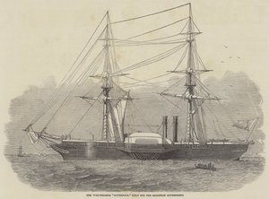 O Warole Steamer Governole, construído para o governo da Sardenha